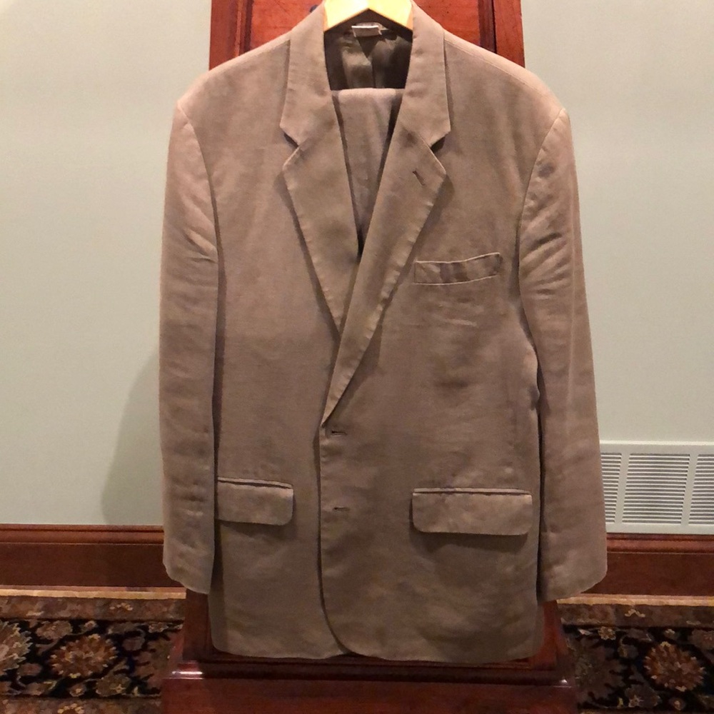 Claiborne Mens Linen Suit